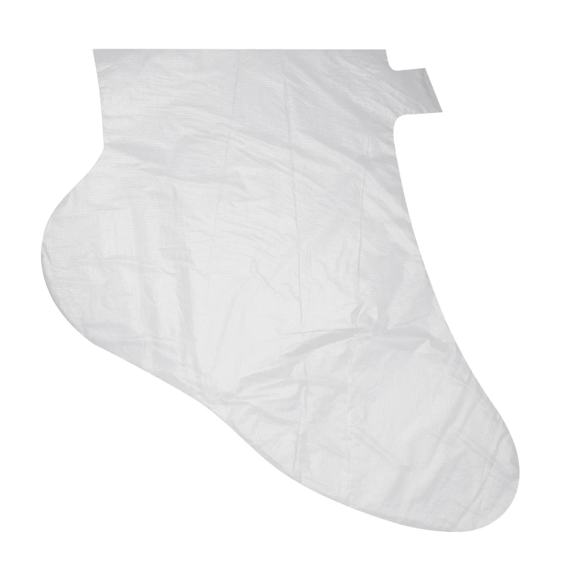 100pcs PE Plastic Transprent Disposable Foot Bags Detox SPA Covers Pedicure Prevent Infection Remove Chapped Care Tools | Красота и
