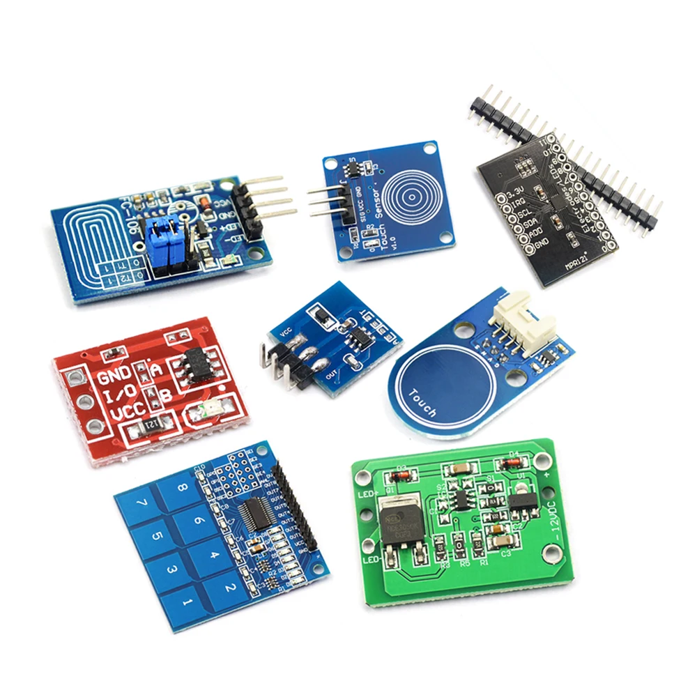 100PCS 1/4/8Channel TTP223 TTP224 TTP226 Jog Digital Touch Button Sensor Capacitive Switch Modules Accessories for Arduino | Обустройство