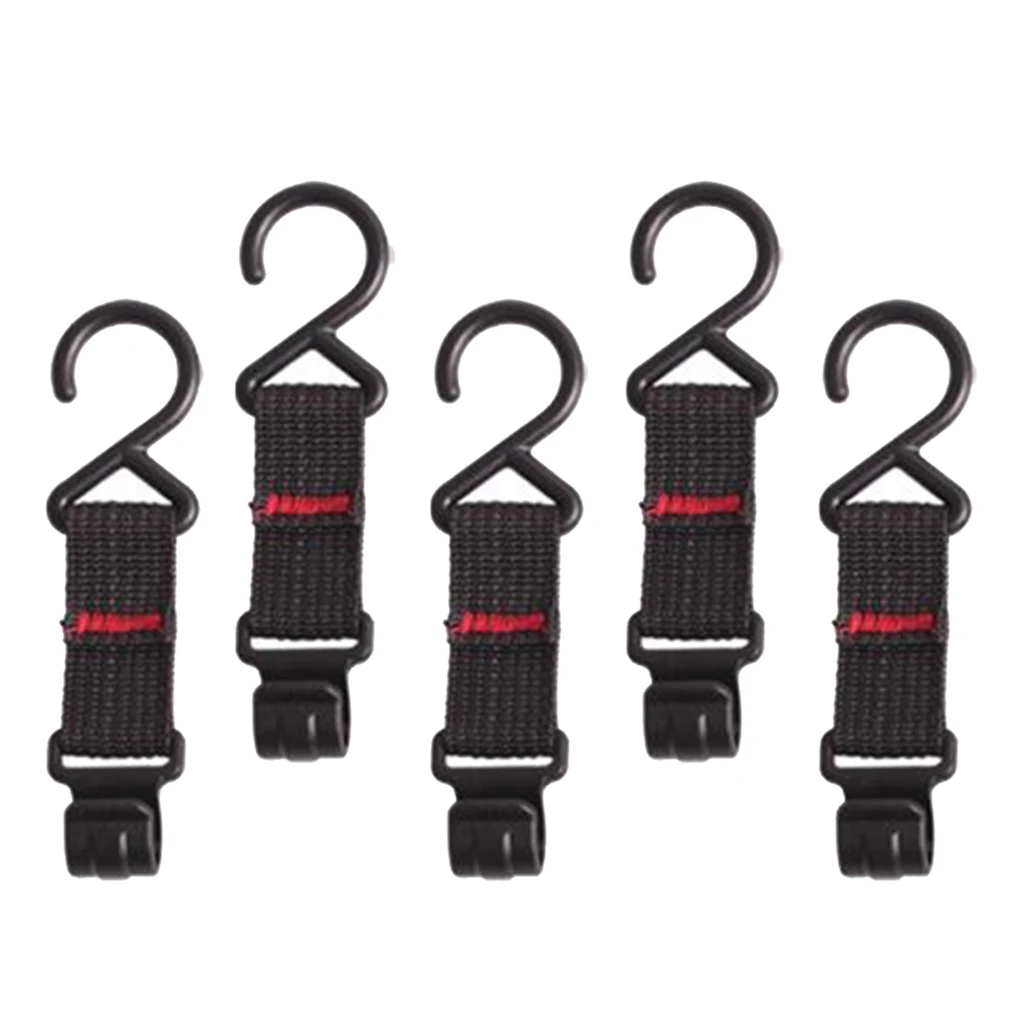 

5Pcs Outdoor Awning Tent Hanging Hooks Hanger Buckle for Outdoor Hiking Backpack