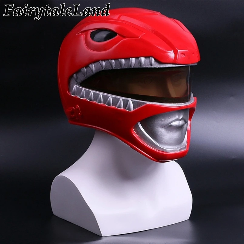 Маска для косплея Красный Рейнджер шлем из ПВХ | Тематическая одежда и униформа