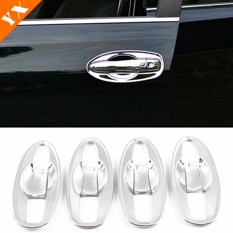 

2014 15 16 17-2020 For Nissan X-Trail XTrail T32 Rogue ABS Chrome Car Window Glass Side Door Handle Bowl Frame Panel Cover Trim