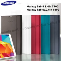 11 official samsung galaxy tab s 8 4in t700 tab s 10 5in t800 book tablet cover stand magnetic flip cover auto sleep wake case