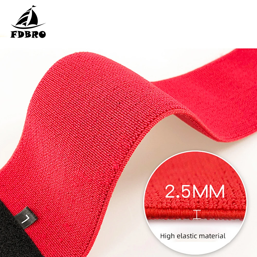 FDBRO браслет Спортивный Регулируемый Тяжелая атлетика компрессия Тренажерный Зал