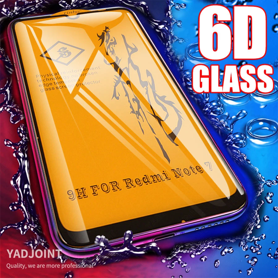 6D полное клеевое покрытие из закаленного стекла для Xiao mi Pocophone F1 mi 9 9T 8 A2 Lite A3 Red mi Note 8T 7 6 5 K20 Pro Защитная пленка для экрана