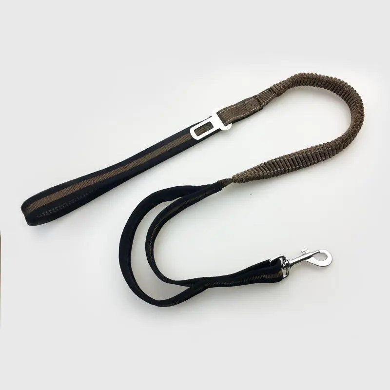 Многофункциональный поводок для больших собак с двойной ручкой ремень