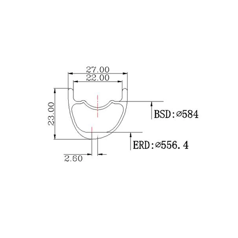 Велосипедная бескамерная покрышка LIENGU асимметричный карбоновый обод 27 мм для