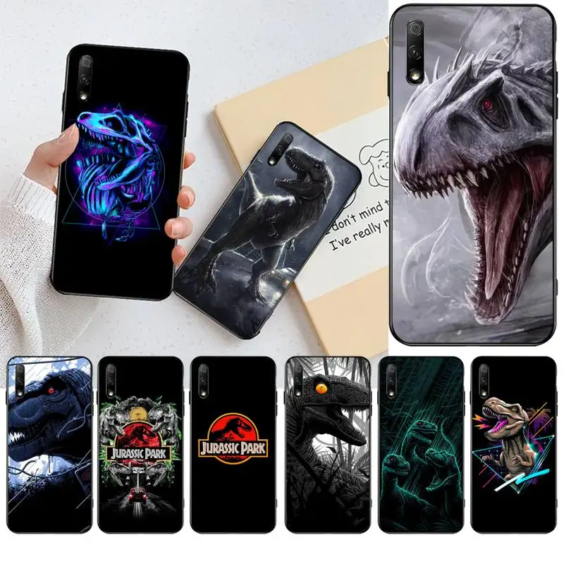 Мягкий чехол HPCHCJHM для телефона Huawei Honor 30 20 10 9 8 8x 8c v30 Lite view pro с динозавром из парка