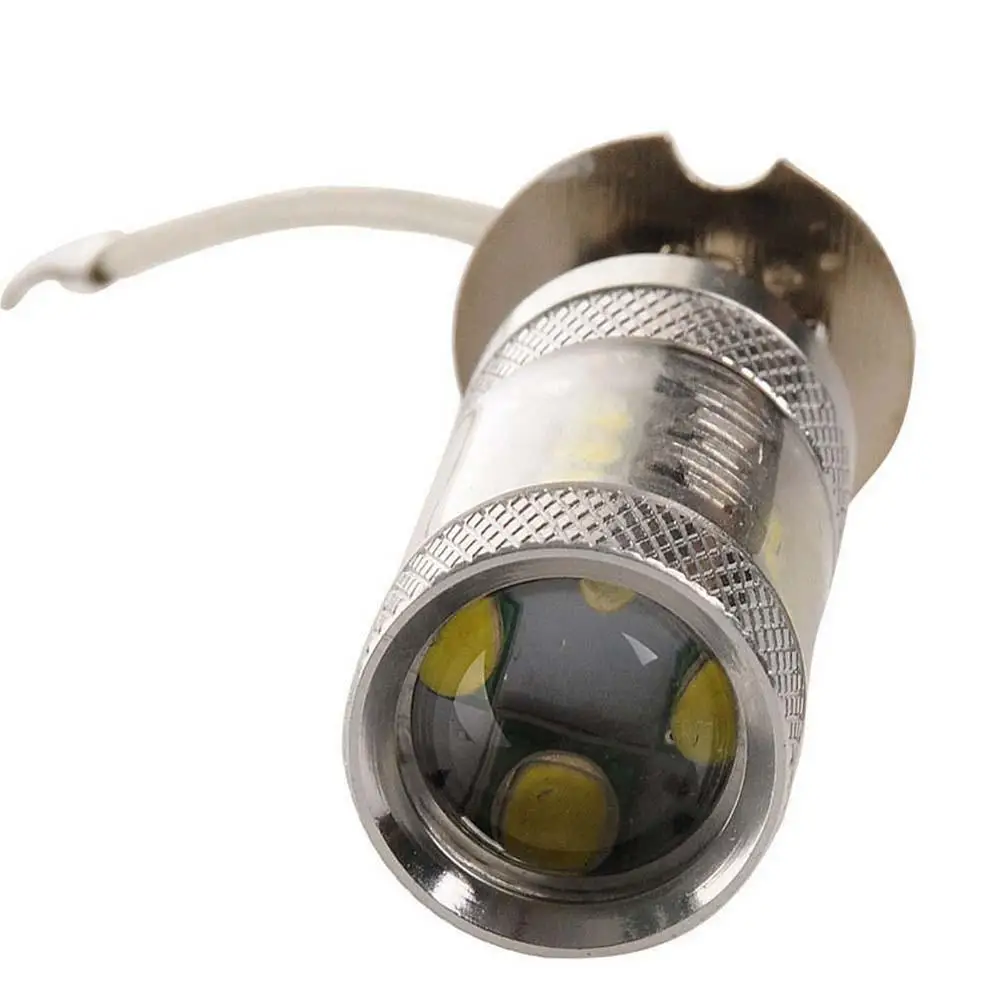 

2 X H3 80W LED Car Super Bright Fog Driving Head Light Lamp Bulb DC 12V LED Single Lamp High Power LED Lights