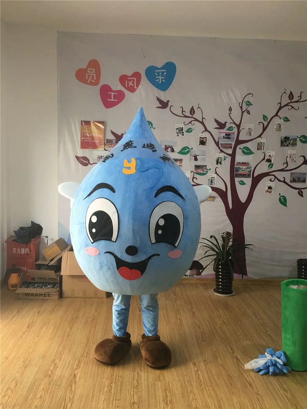 

Blue Water Drop Mascot Costume Cosplay Party Game Outfits Clothing Advertising Carnival Halloween Xmas Easter Festival Adults