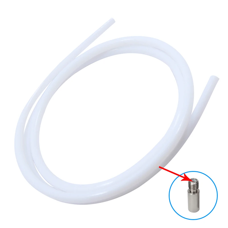 1 м ПТФЭ трубка Teflonto труба для J-head hotend RepRap Rostock Bowden горло экструдера нити 75 ID 2 мм OD 3