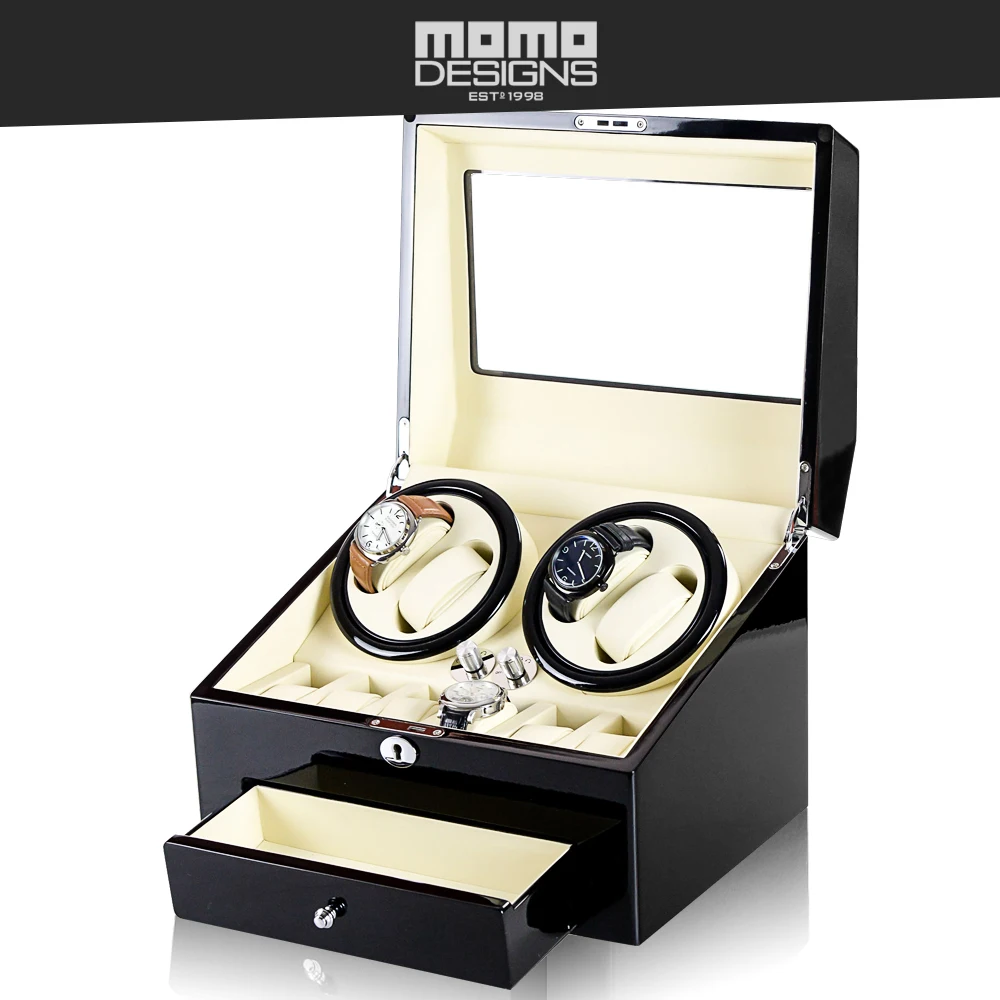 Оптовая продажа Winder 4 + 6 часов с ящиком для хранения автоматическая ротация из