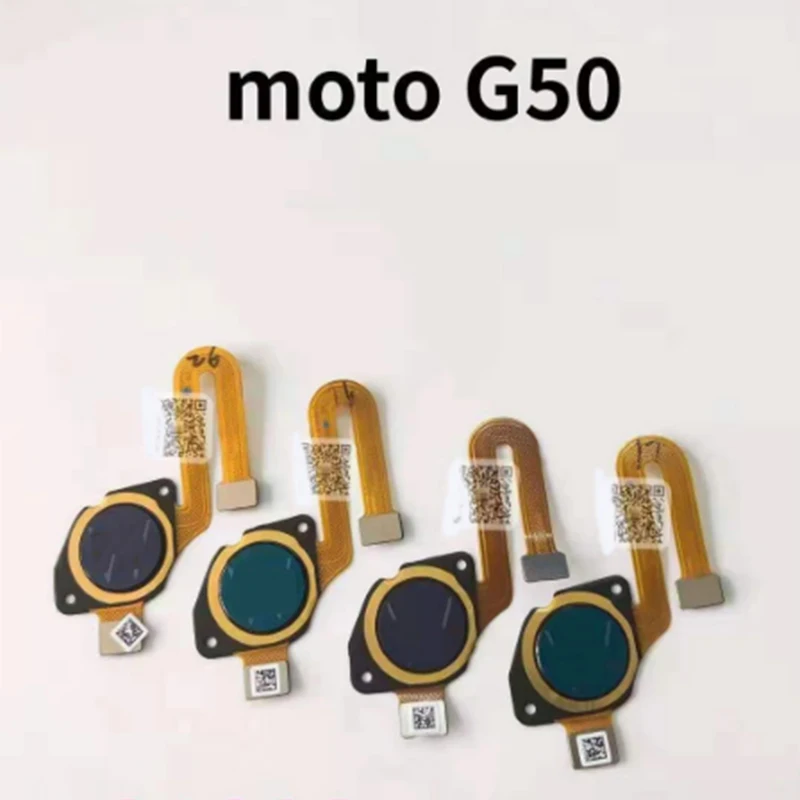 Датчик отпечатков пальцев для Motorola Moto G3 G30 G4 Play G5 PLUS G50 G6 Plus Кнопка Home гибкий кабель