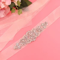 rhinestone belt clear crystal belt for wedding dress jeweled belt diamond belt formal bridal decorative belt