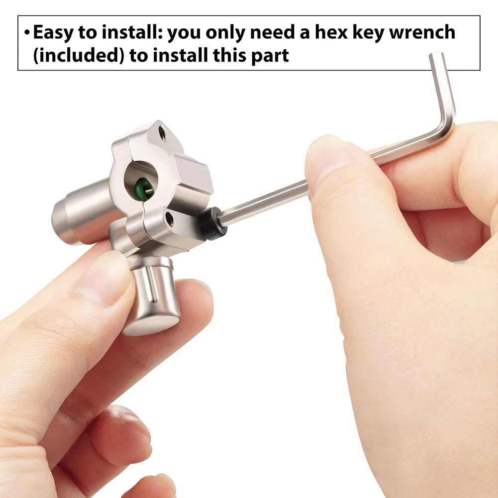 

3Pc/Set BPV31 Bullet Piercing Tap Valve U-Charging Hose Refrigerant Can Tank Kit AP4502525, BPV31D, GPV14, GPV31, GPV38, GPV56