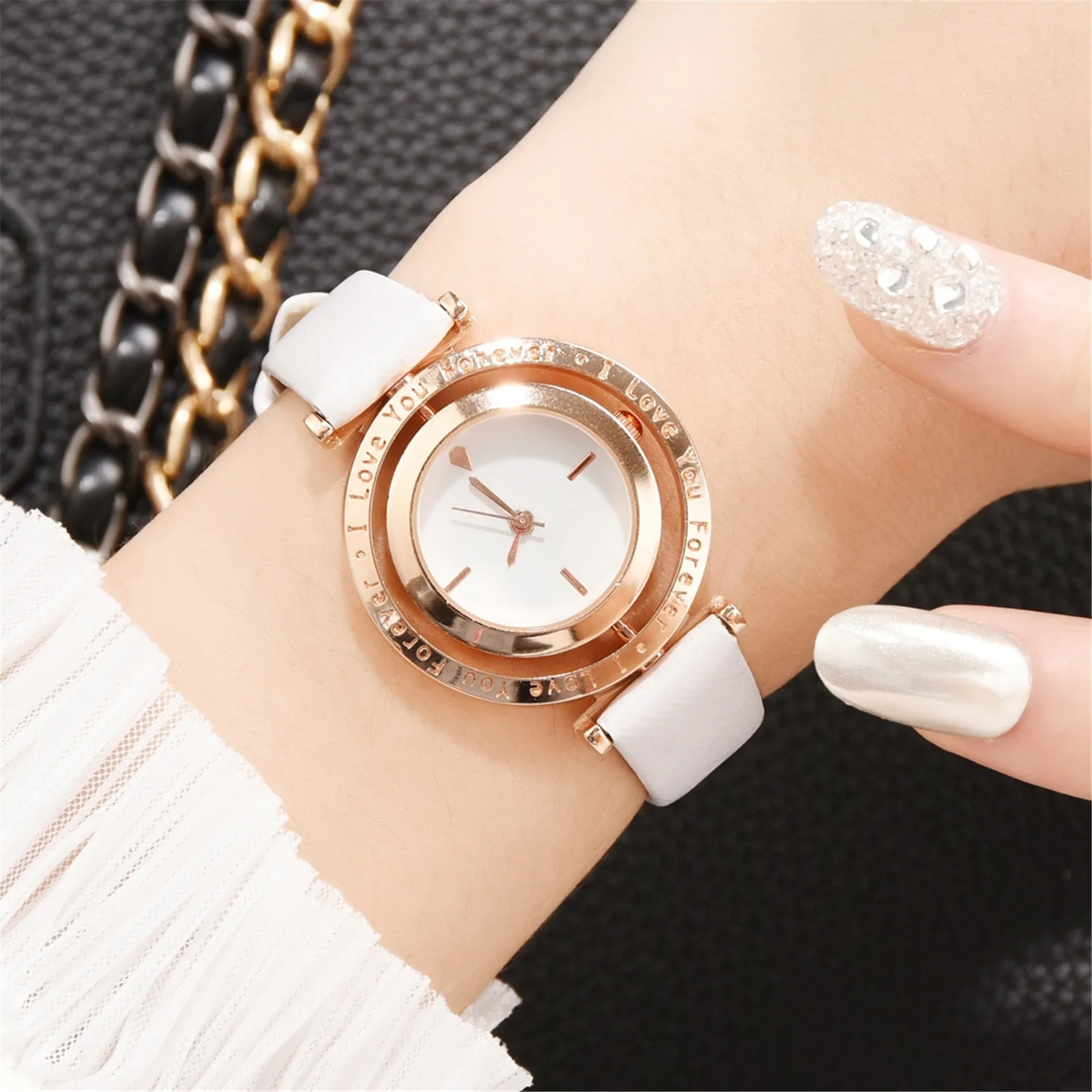 

Fashion New Trend Planet Valentine's Day Gift I Love You Forever Couple Watch Students Waterproof Wristwatches relogio feminino