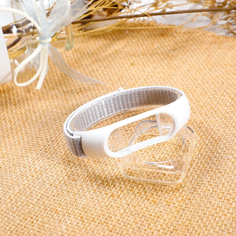 Pulseira mi band 4 ремешок для xiaomi mi band 4 3 спортивный нейлоновый ремешок для часов дышащий браслет ремешок для часов Смарт часы аксессуары 4