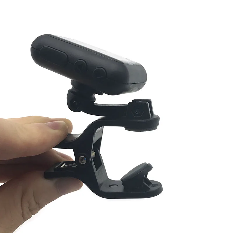 6 шт. аромат AMT 100 клип на гитарный тюнер 2 в 1 со встроенным Батарея USB кабель для