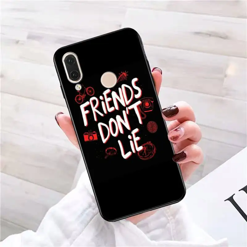 Stranger Things Friends Don't Lie For Black TPU Soft Phone Case  For Redmi note 8 8Pro 8T 6pro Redmi 8 7A 6A Xiaomi mi 8 9
