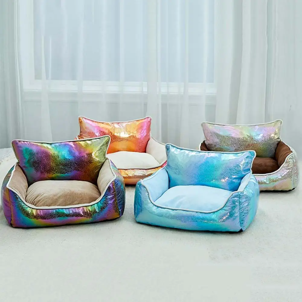 Подстилка для больших собак удобная моющаяся кровать успокоения домик кошки