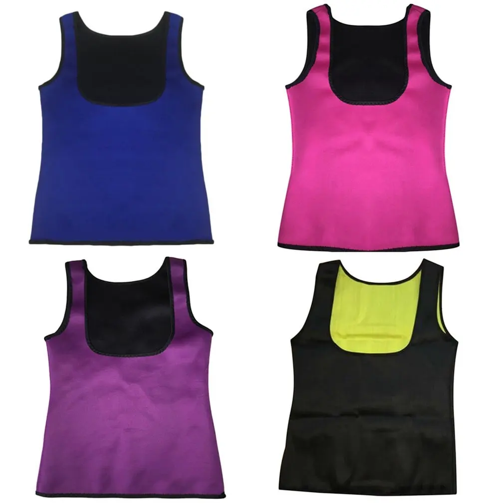 Plus Size Neoprene Sweat Sauna Hot Body Shapers Vest Waist Trainer Slimming Shaperwear Weight Loss Corset Drop Ship |