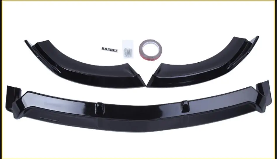 Автомобильный ABS передний бампер спойлер автомобильный диффузор подходит для Benz