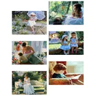 5D алмазная живопись сделай сам, вышивка крестиком, мозаика для девочек ручной работы, полноразмерная круглая вышивка, украшение для стен, подарок для рукоделия