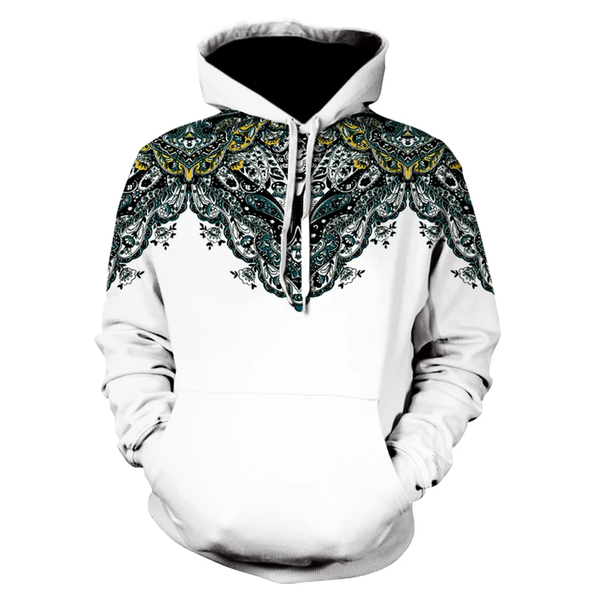 Цвет трава printingPrint свитер с капюшоном Для мужчин женщин 2020 бренд 3D толстовки в