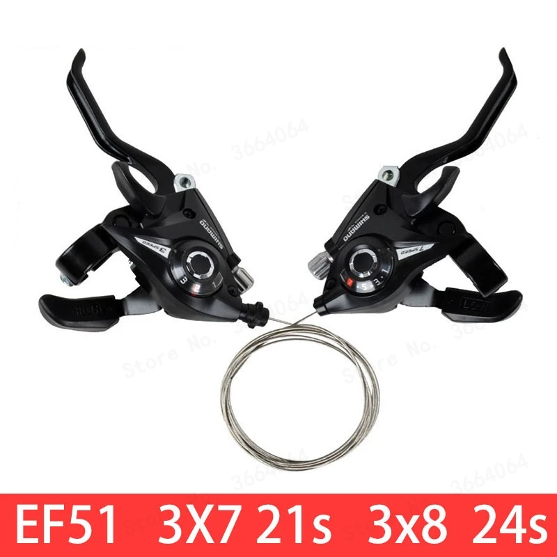 НОВЫЙ ST EF51 7/8 Скорость рычаг переключения Dip черный 21/24 пальца и тормозной MTB