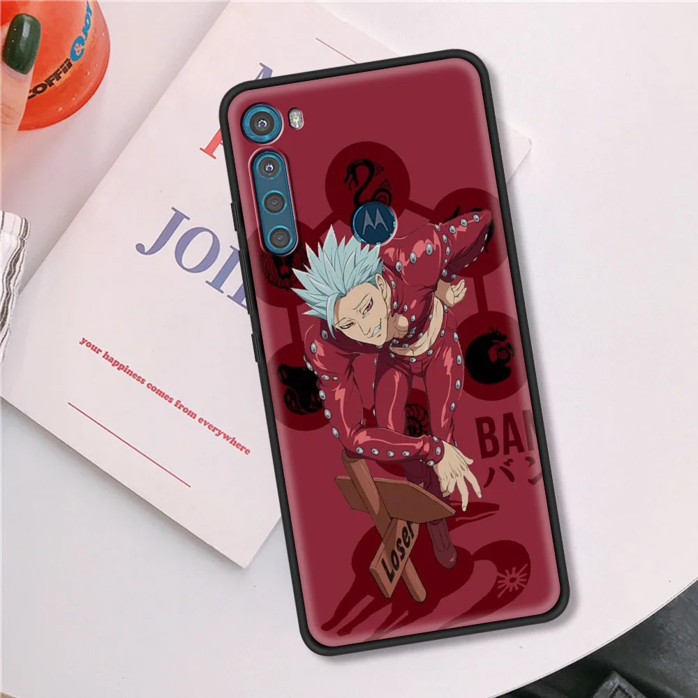 

Meliodas Anime Silicone TPU Case for Motorola G8 G9 Power G10 G30 One Fusion Edge G Stylus E6S Play Plus Phone Cover Shell