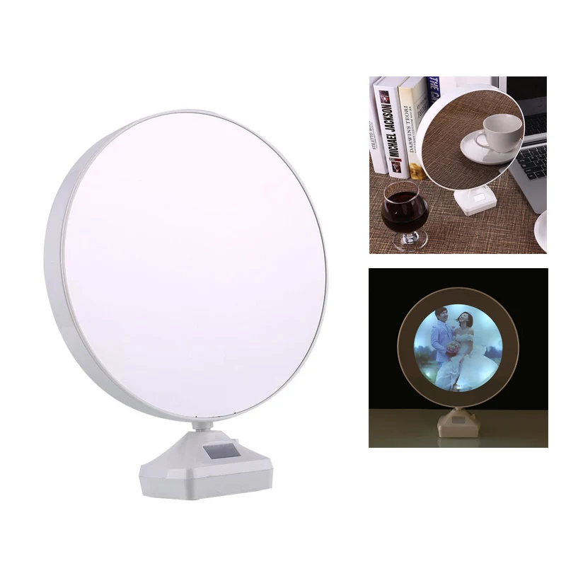 

Luminous Glowing Mirror Magical LED Photo Frame DC5V Multifunction White Home Decoration LED Photo Fram Mirror Chritmas Gifts
