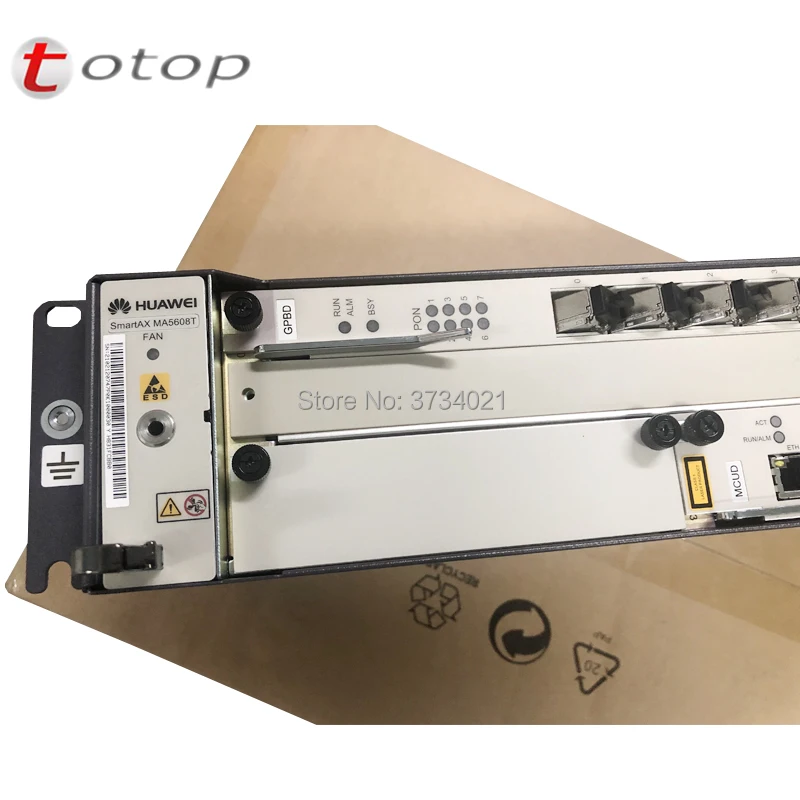 Высокое качество huawei OLT MA5608T с 1*1G MCUD+ 1* MPWC(DC от-48 В до-72 в) 8 портов GPBD C+ плата