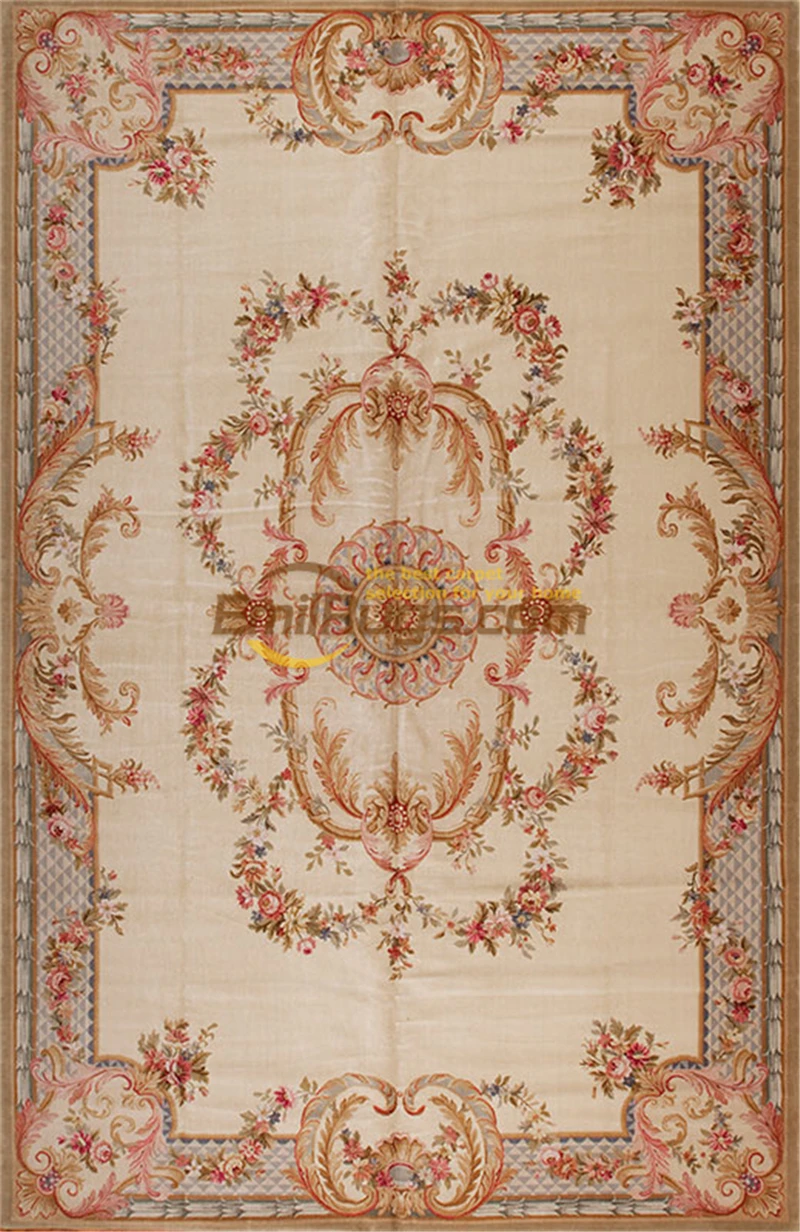 Beste Franse Koninklijke Tapijten Handgemaakte Nieuwe Aanbieding Gesneden Rechthoekige Luxe Wol Breien Tapijten