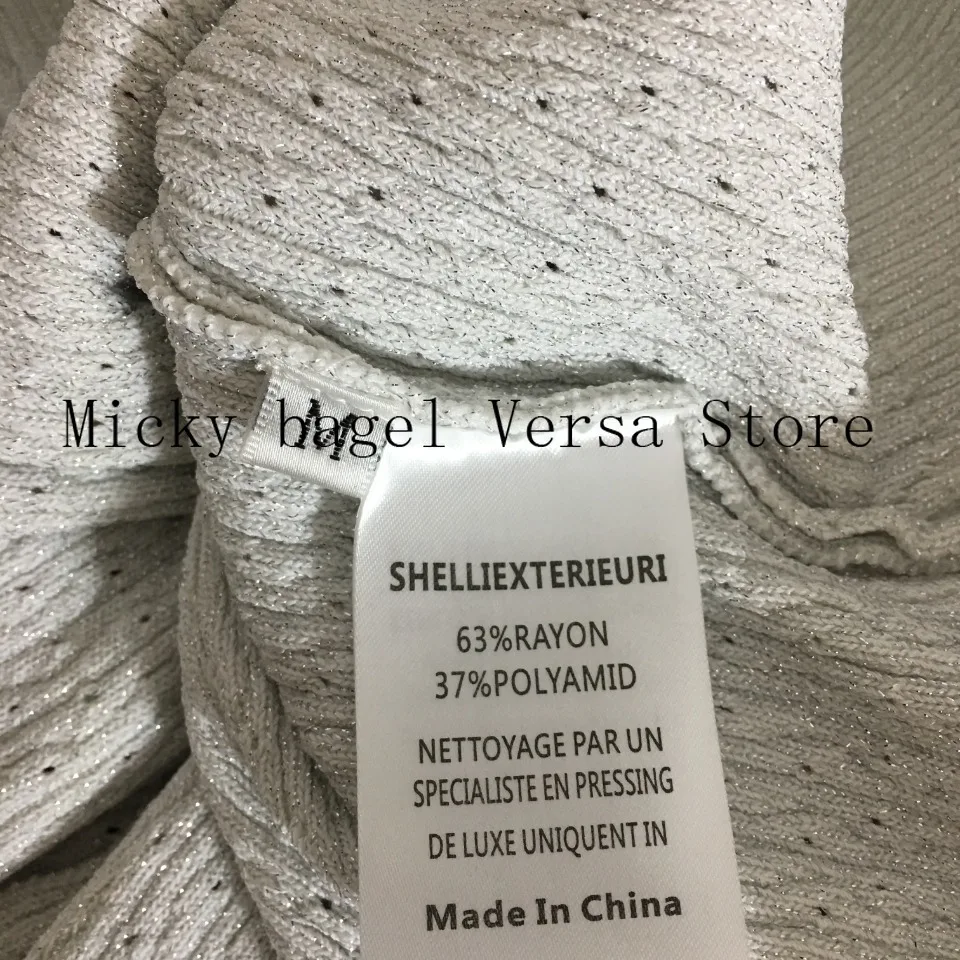 

21 luxury design high end gold shoulder button fashion women's long sleeve straight skirt elegant height elastic knitting dress