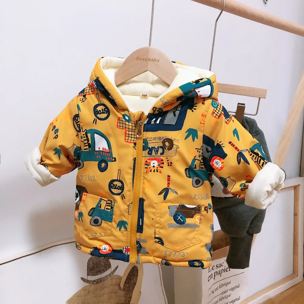Одежда для детей 1-4 лет; куртка; Новинка года; сезон осень-зима; модная теплая верхняя одежда с капюшоном для маленьких девочек; куртка; пальто; Рождество