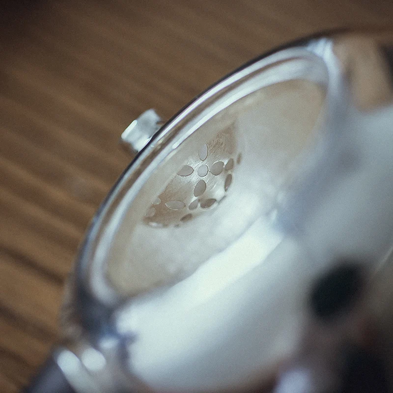 

Ag999 Sterling Silver Teapot Hand-Forged Kitchen Utensils Built-in Filter Handmade Coffee Tea Pot