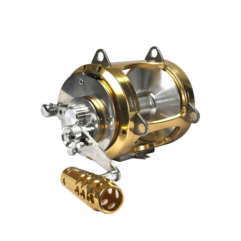 Рыболовная катушка Topline SW50W Двухскоростная Катушка для лодки 4 шарикоподшипника