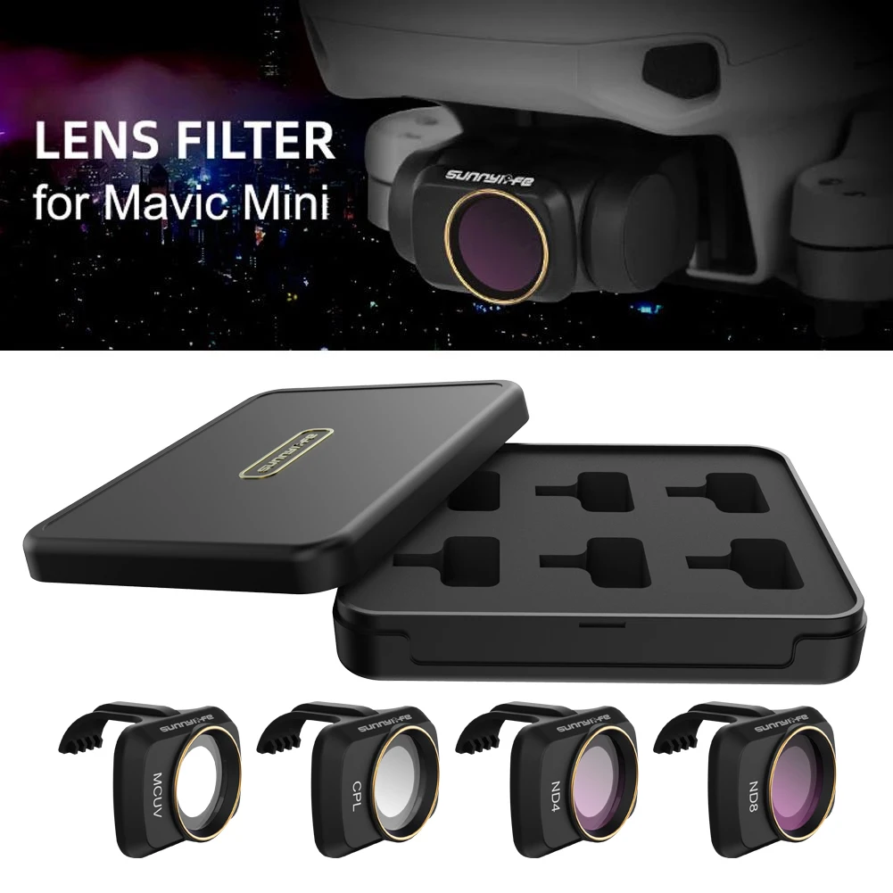 Набор фильтров для объектива с многослойным покрытием UV MCUV CPL ND4 ND8 нейтральная