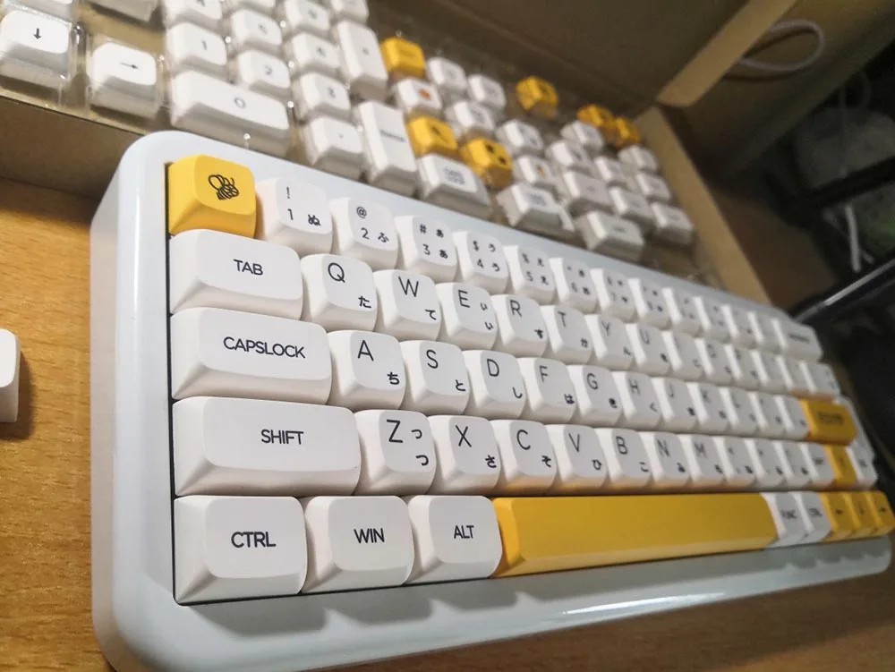 Японский образец чисто белый дизайн клавиатуры s для переключателя Cherry Switch