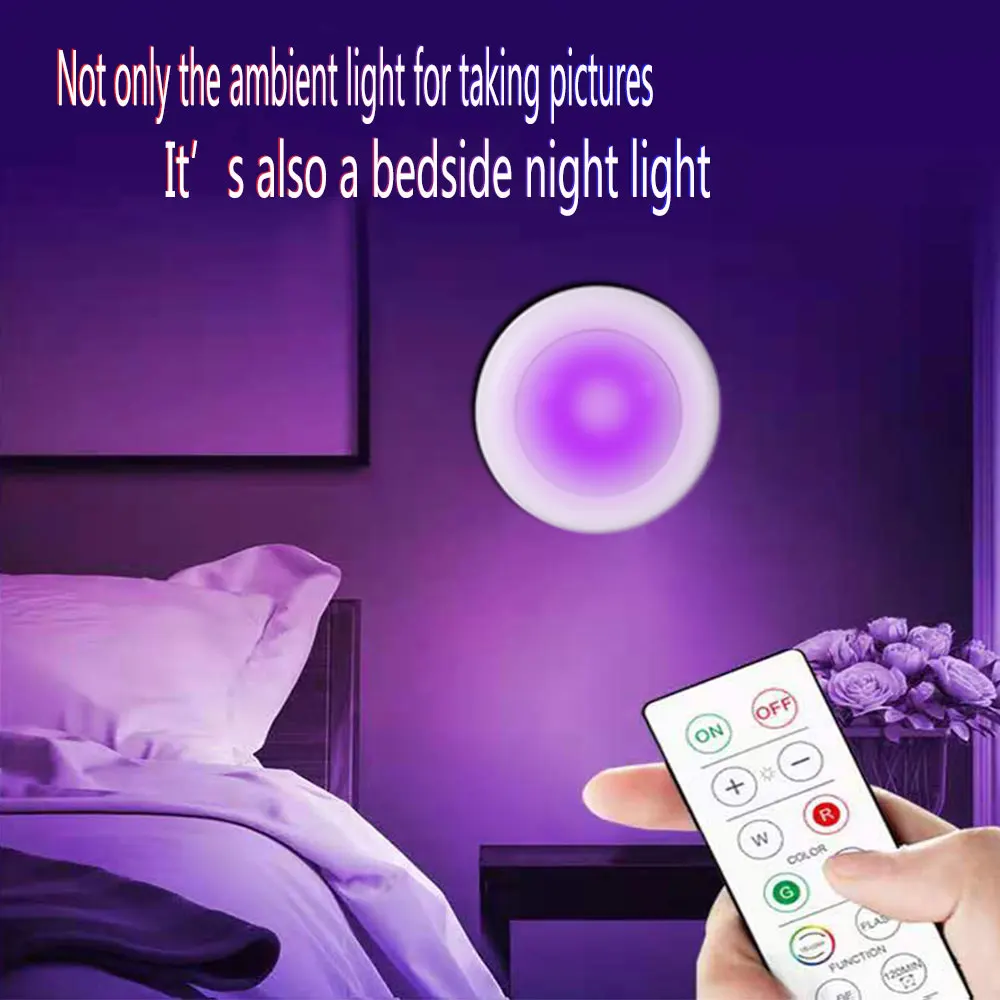 

Cabinet Light Wireless Dimmable Touch Sensor Dual Color LED Night Lamps Battery Power Remote Control Suitable for Kitchen Stair
