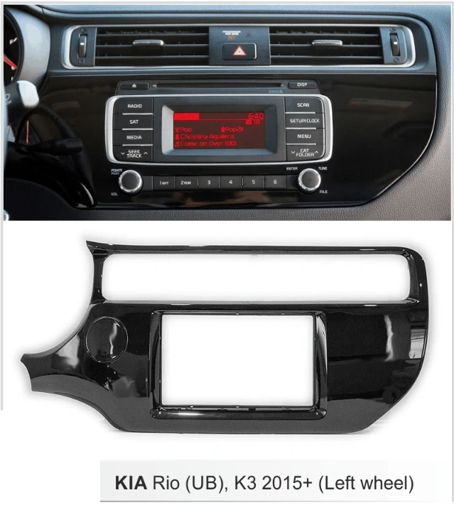 Автомагнитола 2 Din для KIA RIO комплект приборной панели K3 LHD RHD 2015 с CD панелью|dash kit|cd