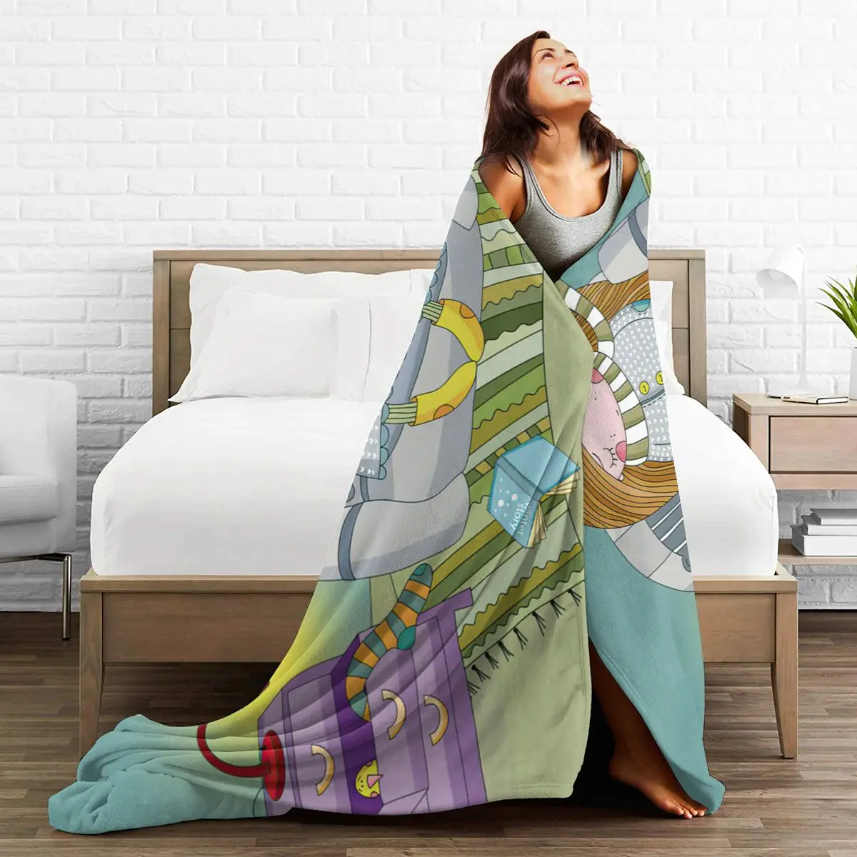 

Ultra Soft Sofa Blanket Cover Blanket Cartoon Cartoon Bedding Flannel plied Sofa Bedroom Decor for Children and Adults 278474615