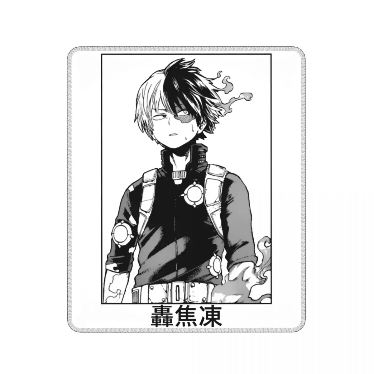 

Сумасшедший коврик для мыши Todoroki Shoto My Hero моя Академия с фиксирующим краем, резиновый поликарбонатный декоративный чехол для стола
