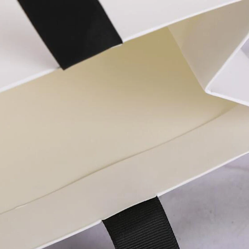 Подарочные пакеты с логотипом 100 шт. бумажные высокого качества на заказ красные