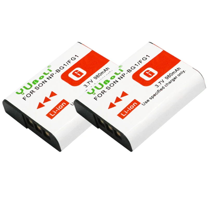2 шт. bateria NP-BG1 NP BG1 FG1 NP-BG1/FG1 Камера Батарея пакет для SONY HX10 W30 W210 W100 W110 W120 H50 H55 H70 HX9 T20 T100