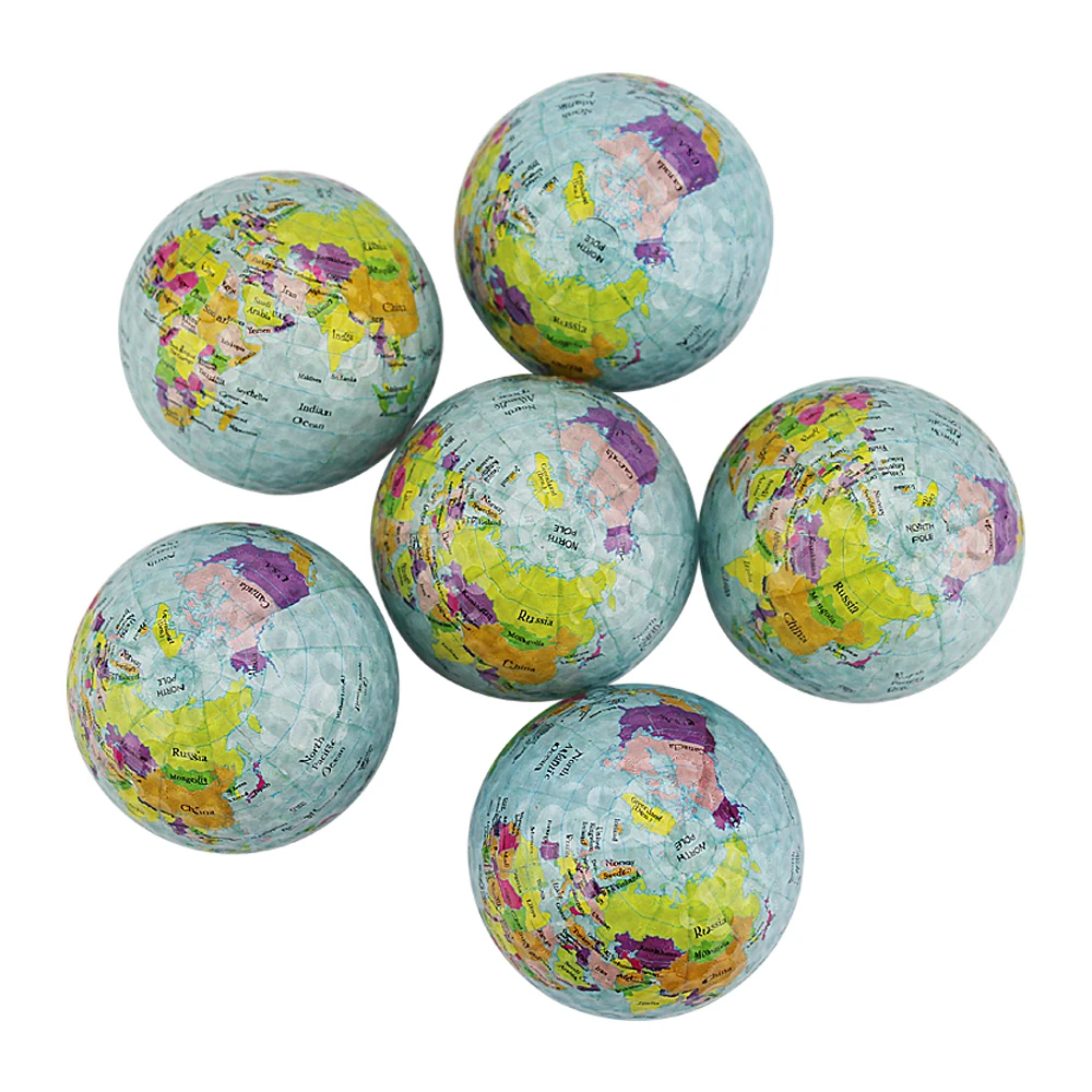 Бесплатная доставка 3 шт./лот шары карты Цветные мячи для гольфа тренировочные