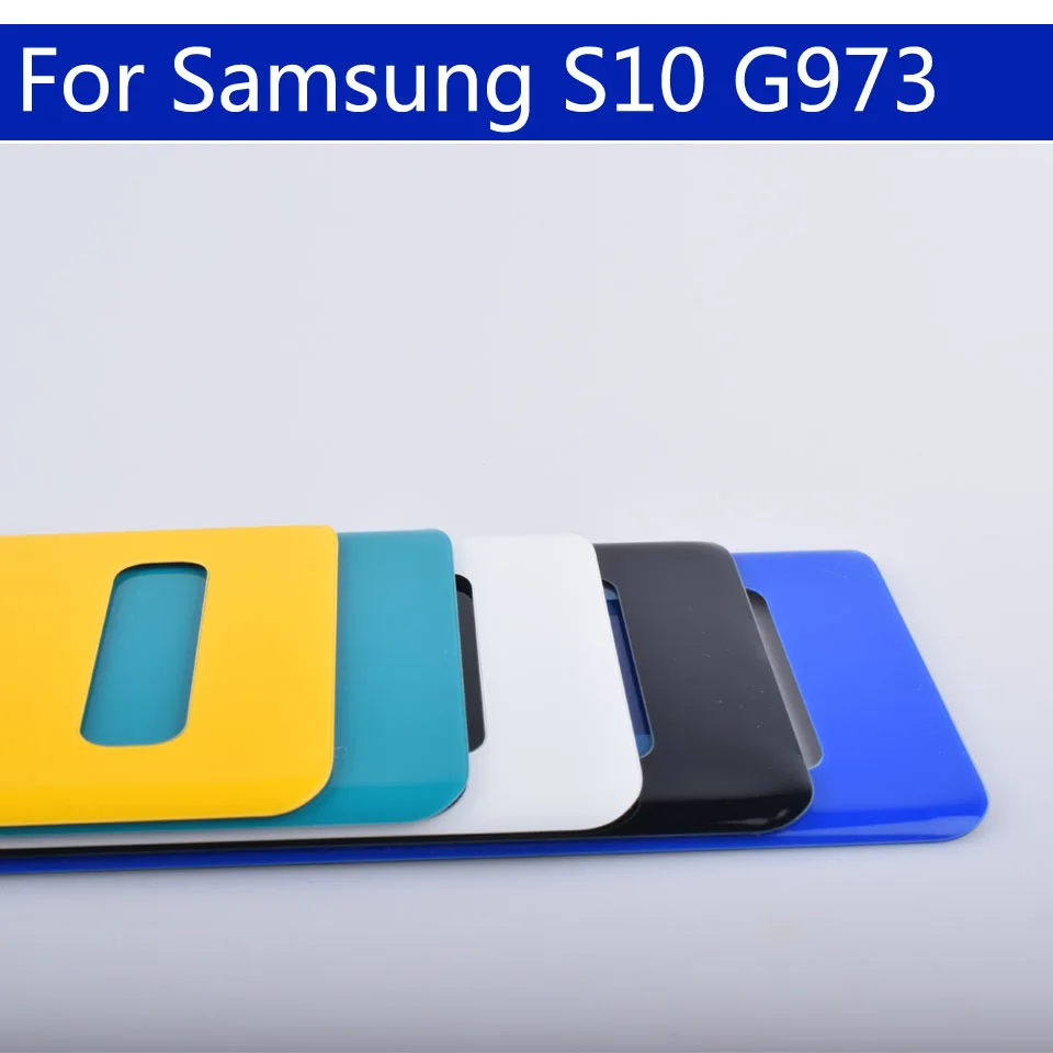 Задняя крышка батарейного отсека для Samsung Galaxy S10 G973 SM-G973 10 шт. | Мобильные телефоны