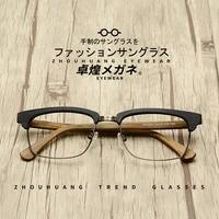 hdcrafter wood optical glasses frame men 2021 square myopia optical prescription eyeglasses frames gafas oculos