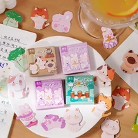 45 pcs animal family cute sticker kids diy decorative diary journal scrapbooking planner label stickers aesthetic stationery