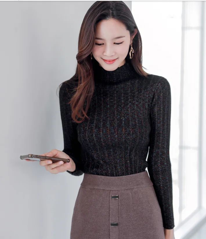 

2021 Fashion autumn and winter new large size sweater thin women's sweater White
