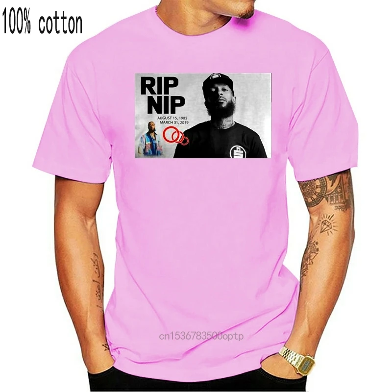 Rip Nipsey Hussle Креншоу изготовленный на заказ футболка хип хоп исполнитель рубашки